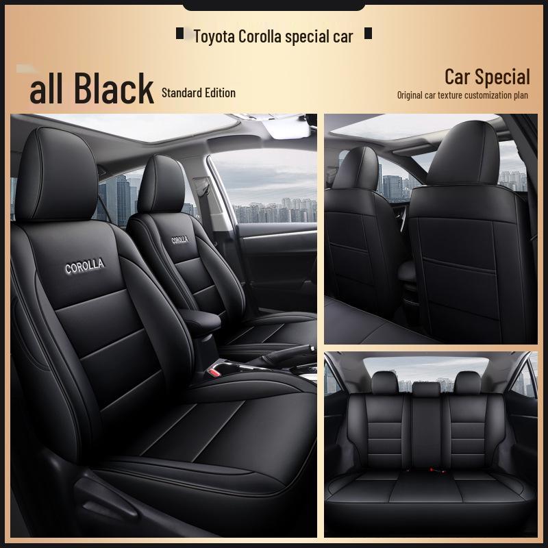 

Кожаные чехлы на сиденья Corolla с полной защитой - износостойкие, всесезонные, подушка для пятиместного сиденья. Note Car Model Year