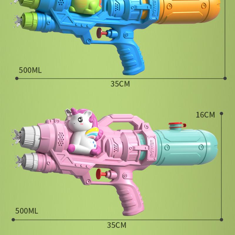 Jucării pentru copii, Pistoale cu apă, Duze duble mari, Rațe dinozaur care se joacă cu pistoale cu apă, Jucării de plajă, Cadouri jucării pentru copii