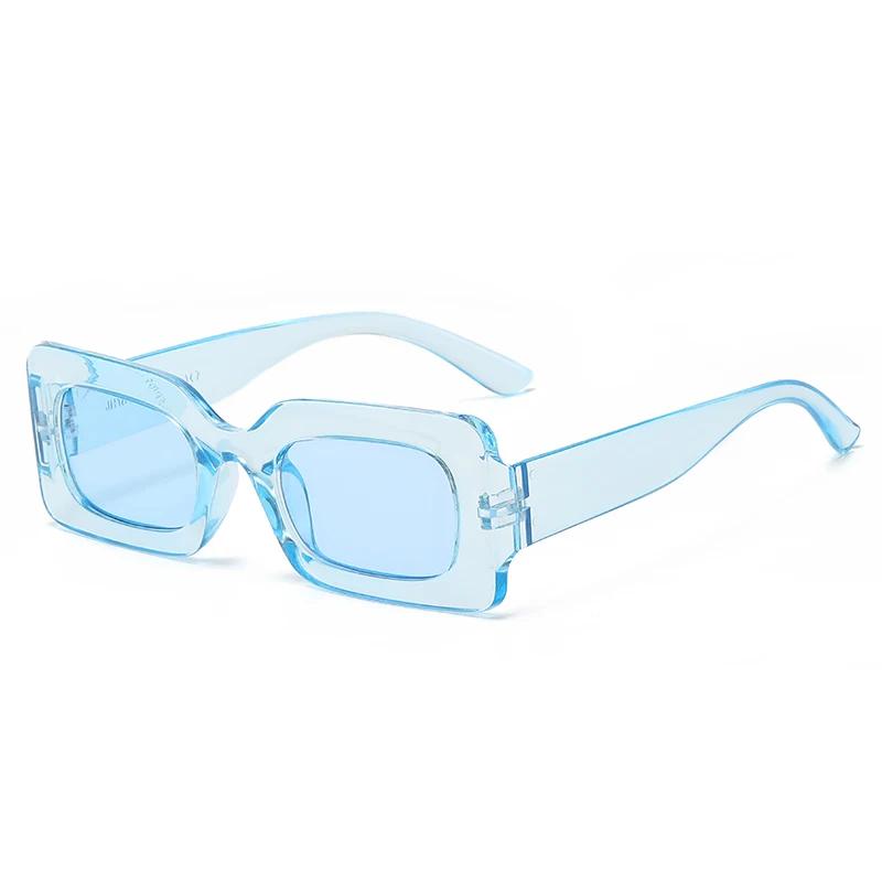 Square Rose Pink Y2K Rectangle Frame Sunglasses Women Brand Retro Punk Summer Sun Glasses Female Eyewear Shades UV400