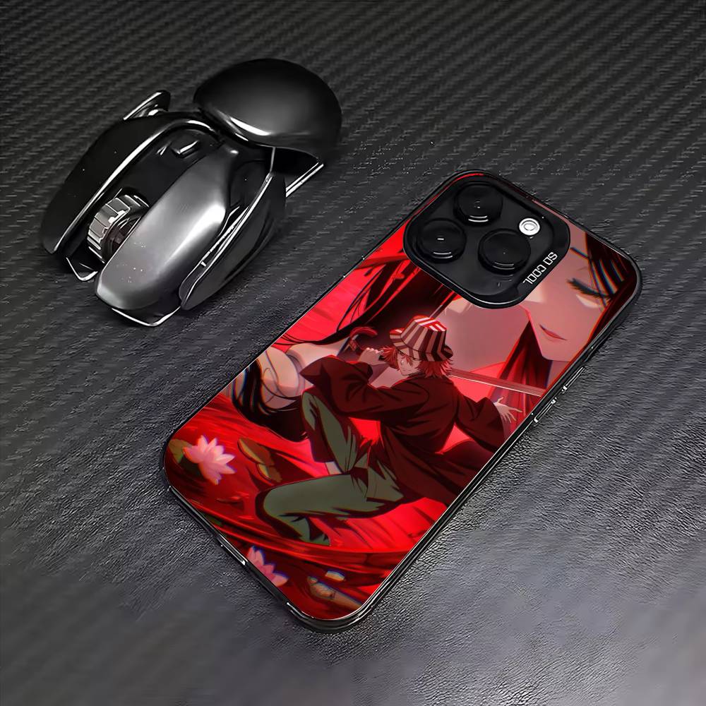 Etui Na Telefon Retsu Unohana B-Bleachs Dla iPhone17,16,15,14,13,12,11 Plus,Pro Max Kolorowe Posrebrzane Wewnętrzna Pokrywa