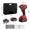 21V Brushless Electric Impact Wrench with Rechargeable Lithium Battery for Car, Scaffolding, and Carpenter Use