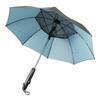 Sun Umbrella with Fan and Sprayer 8 Ribs Portable 3 in 1 UV Blocking Umbrella for Outdoor  