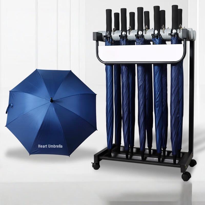 Molona 3-Tier Locking Umbrella Stand with 6 Umbrellas