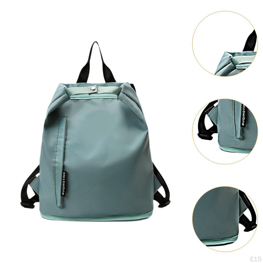 Beach Backpack Sports Women Men Fashionable Outdoor Workout with Shoes Compartment