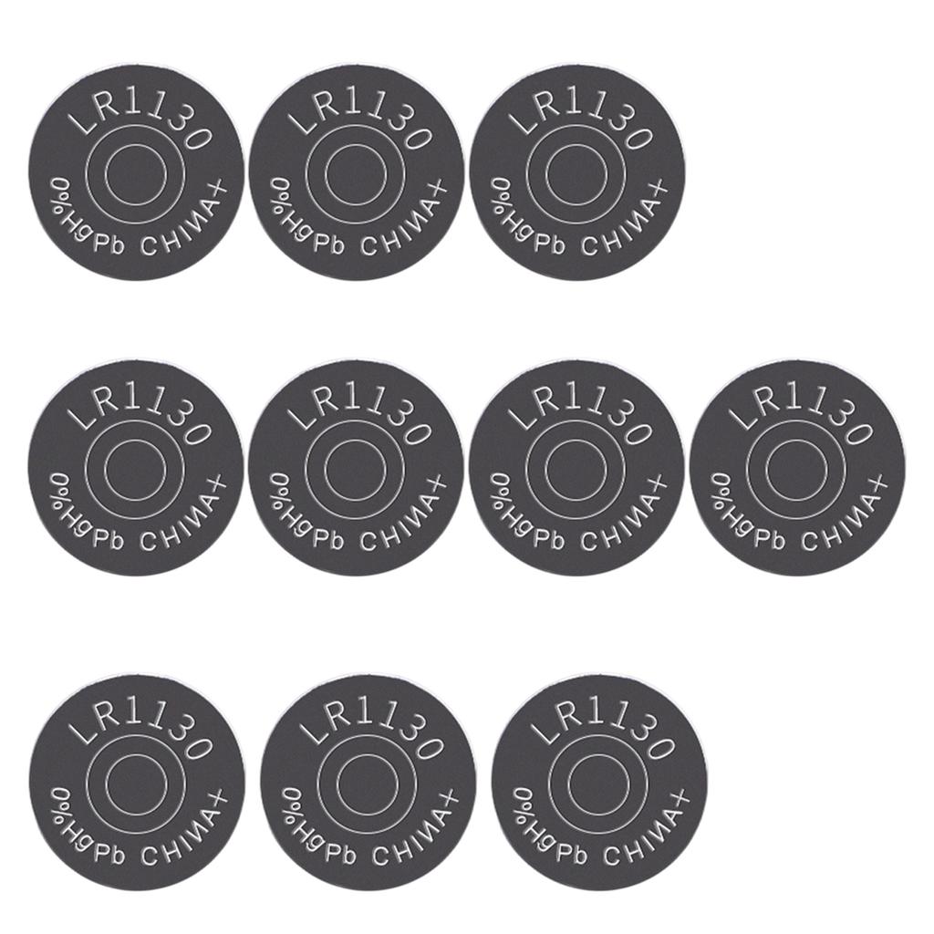 10Pcs LR1130 AG10 LR54 389 189 Battery 1.5V Button Cell Battery Replacement for Toys Watches Electronic Devices