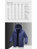 Men's Off-Season Cotton-Padded Jacket: Lightweight Down, Large Sizes for Middle-Aged and Young Men, Thick Winter Jacket