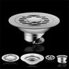 Quick Drain Stainless Steel Floor Strainer Odor Resistant Drain Cover Floor Drainer Strainer for Kitchen & Bathroom