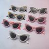 Cute Diamond Encrusted Cat Eye Women Sunglasses Trendy Female Sun Glasses Light Luxury Gift