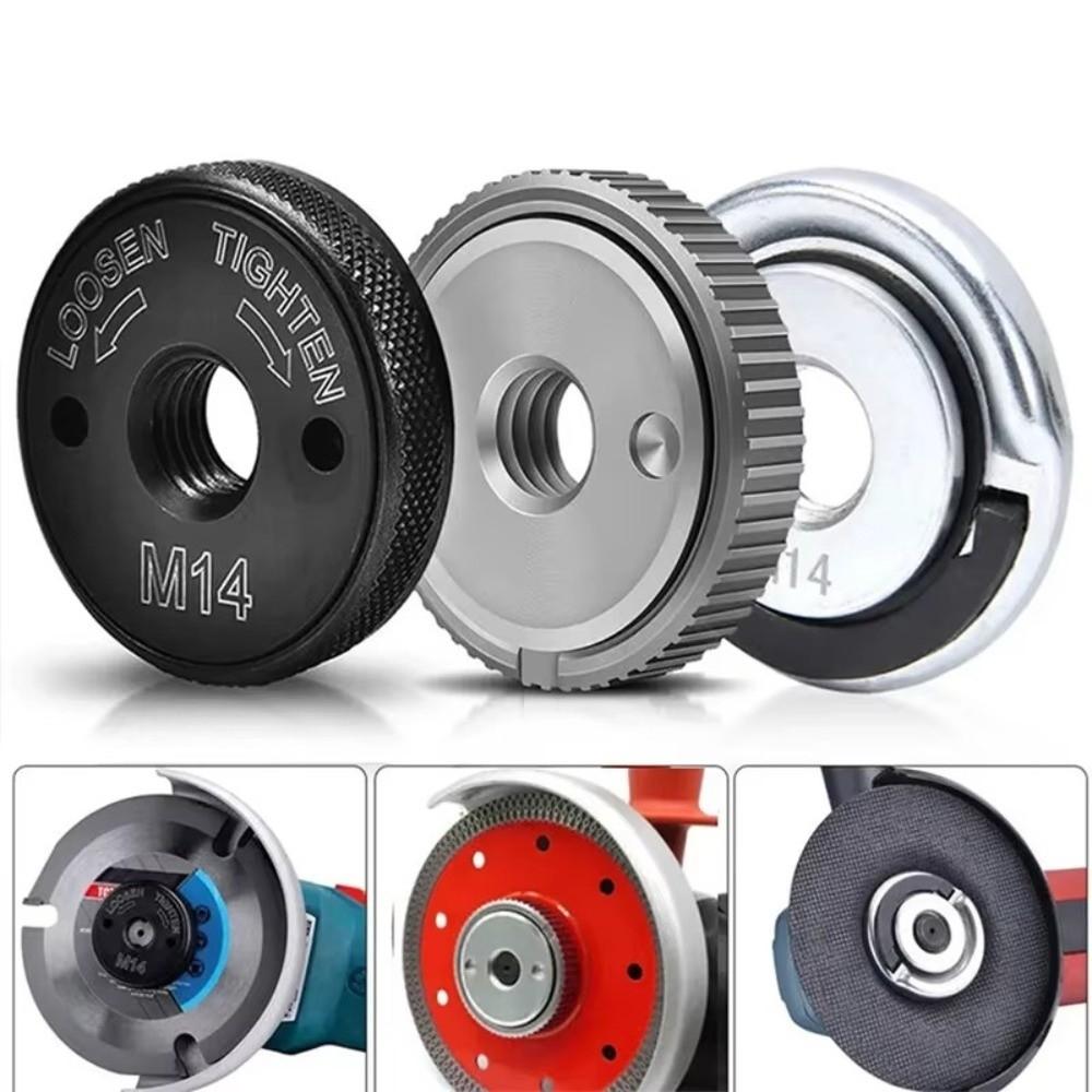 Quick Release Self-Locking Pressing Plate 5/8-11 Portable Flange Nut Universal Grinder Pressure Plate