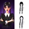 Long Black Cosplay Wig With Straight Hair For Women 65-70cm Length