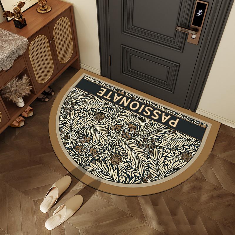 Floor Mat, Entrance Foyer Carpet, Dirt-resistant and Easy-to-maintain Crystal Velvet Floor Mat