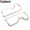 For Chevrolet Silverado 1500 2500HD 3500HD -  Chrome Car Rear Tail Light Lamp Cover Trim Taillight Frame Accessories