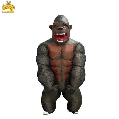 Costume Mascotte Gonfiabile King Kong di Halloween per Feste - Essenziale per Spettacoli di Festival