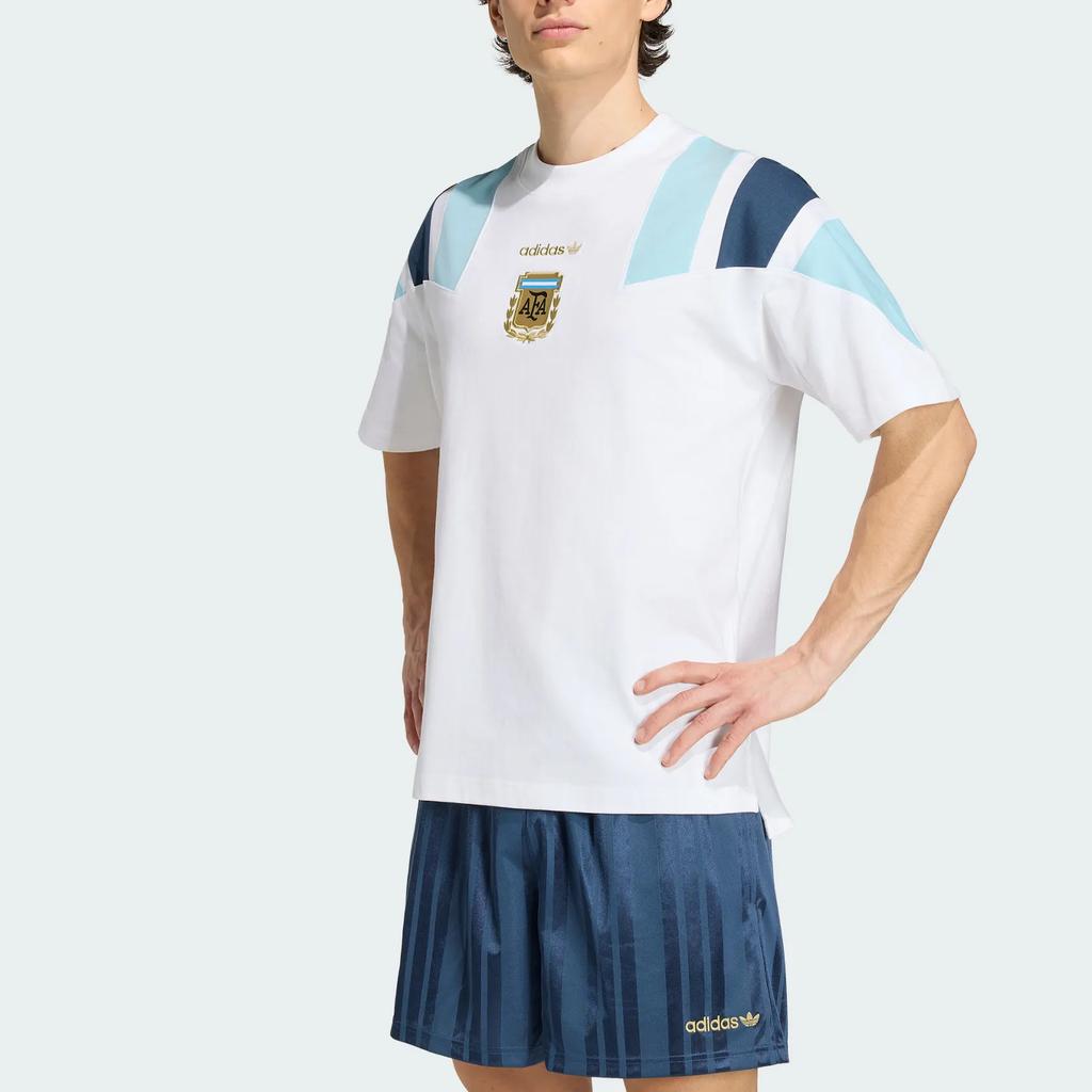 adidas Originals Eqt Argentina Football Casual Culture Cotton Knit Short Sleeve T-Shirt Men Tops KG2288