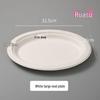 Eco-Friendly Disposable Paper Plates for BBQ, Cake, DIY Crafts, and Kindergarten - Thickened Round and Square Shapes