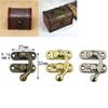 Bronze Swing Arm Clasp-Latch Retro Metal Catch Curved Buckle For Suitcase Jewelry Box Toolbox