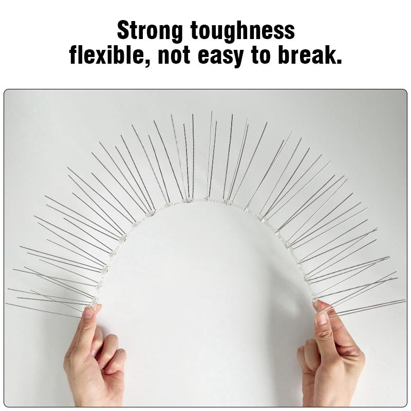 25/36/43cm Bird Repeller Spikes Outdoor Anti Pigeons Balconies Bird Deterrent Spike Garden Protection Windowsill Birds Spikes