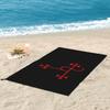 Lilith - Goetia Style Sigil - Uncircled (Red) Poster Beach Towel Soft Microfiber Quick Dry Absorbent Quick Towels For Bath