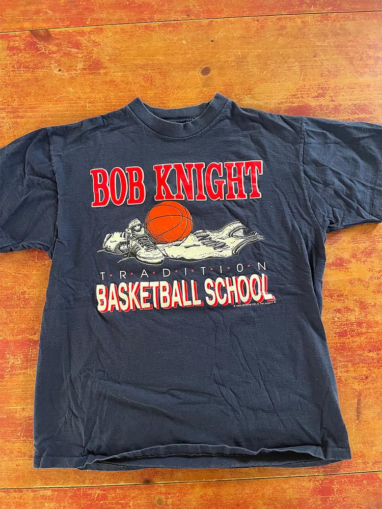 Винтажная футболка Bob Knight Basketball School 1980-х годов Размер Tee Мужская S-5XL Унисекс Футболка S