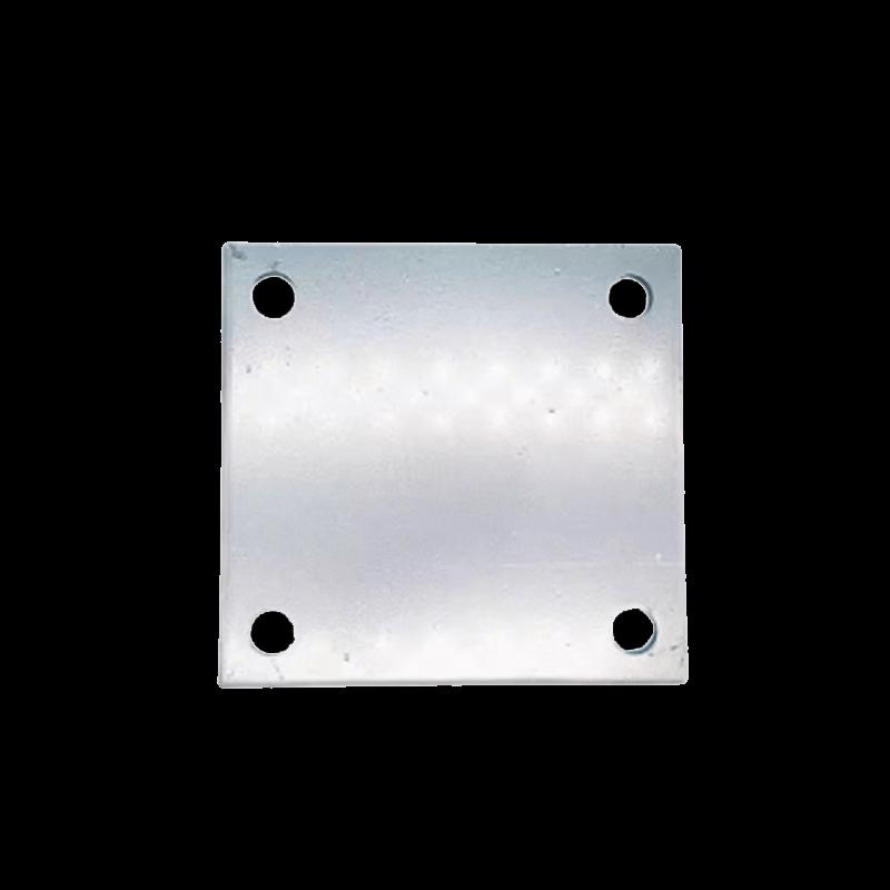 Galvanized Four-Hole Square Plate