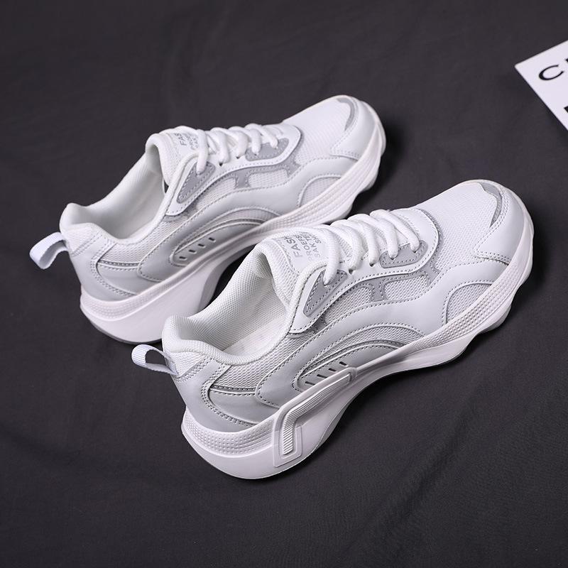 Dad Shoes Women's Spring and Summer 2025 New Trendy Versatile Student Sports Shoes Women's Casual Breathable Mesh Running Shoes