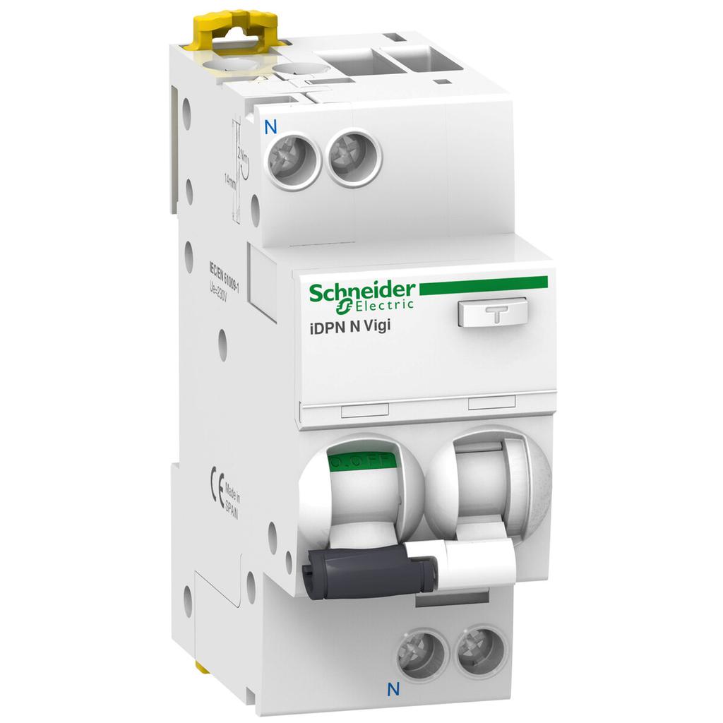 Residual current circuit breaker with overcurrent protection iDPNNVigi-C16-30-AC C 16A