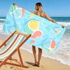 Colorful Beach Balls and Gummies Pattern Beach towel quick-drying for travel outdoor sports jogging beach and swimming