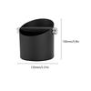 Coffee Knock Box Stainless Steel Shock Absorbent Espresso Knock Box Coffee Grind Dump Bin with Nonslip Base Accessories