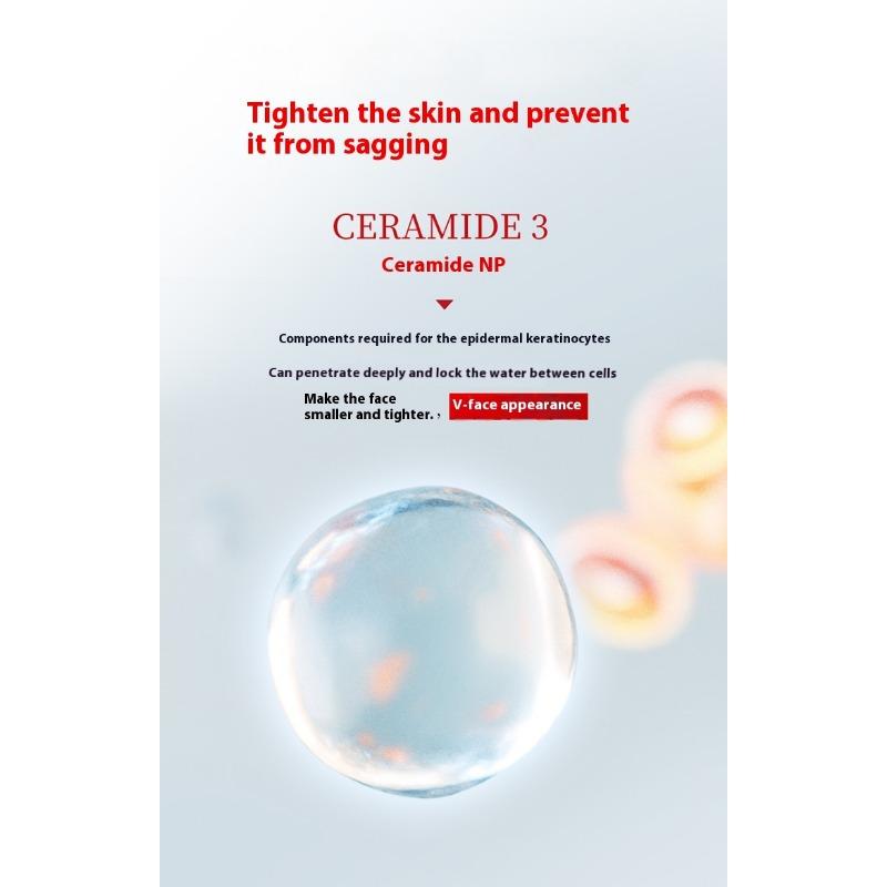 Verjüngende Rote Bandage Lift Maske Hydratisierend und Feuchtigkeitsspendend V-förmige Gesichtsstraffung Masseter Gesicht