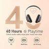 Bluetooth Headphones Over Ear, 6S Wireless Headphones Wired with 6 EQ Modes, 40 Hours Playtime Foldable HiFi Stereo Headset with Microphone, FM/TF