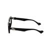 Gucci GG Temples Logo Plastic Square Sunglasses Women's Black