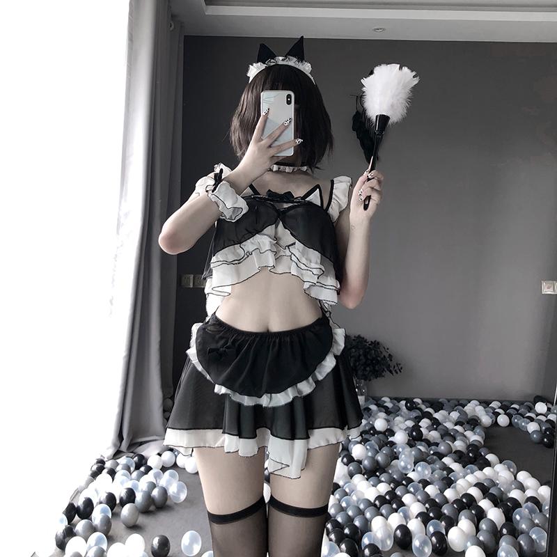 Sexy Underwear Sexy Uniform Perspective Lovely Maid Passion Suit