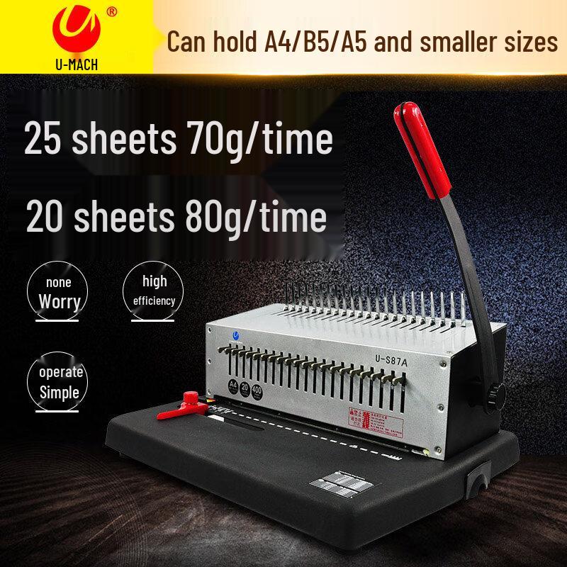 Youmaishi 21-Hole Comb Binding Machine CN Plug (adapter Included)