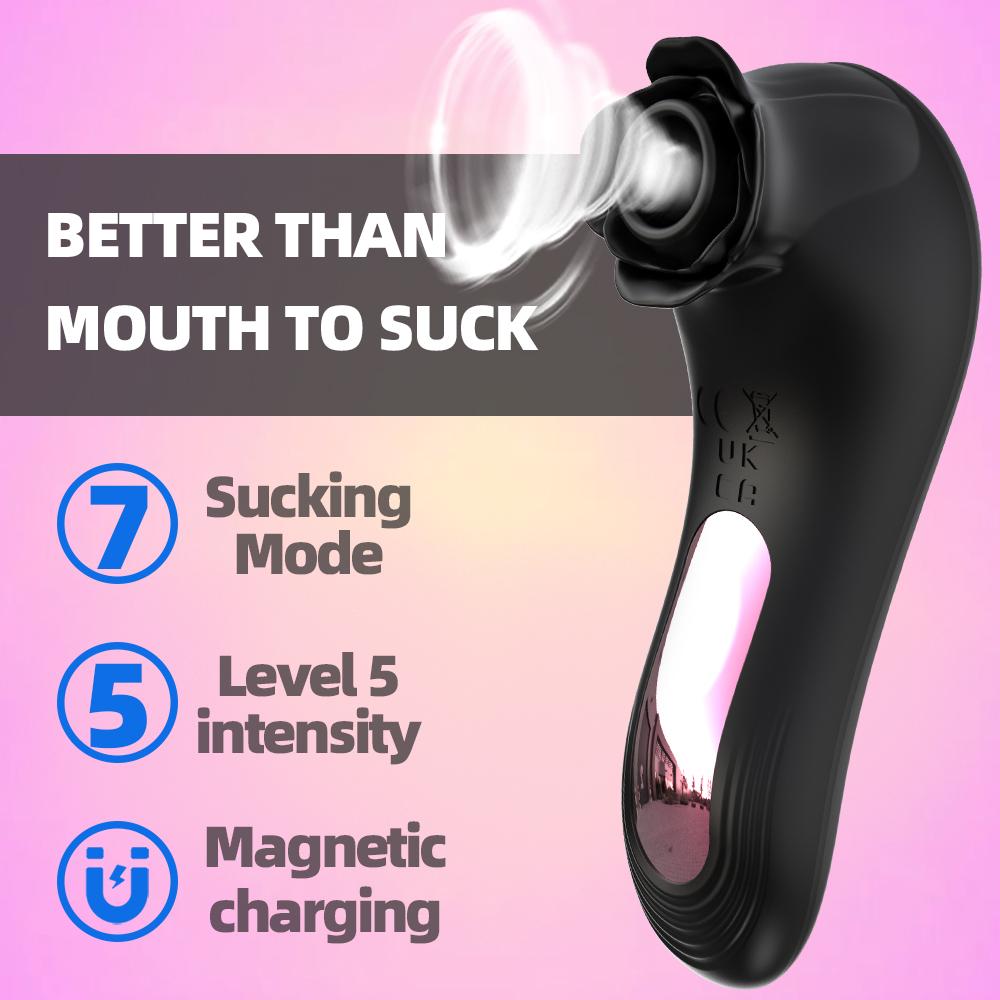 Adult Supplies Sucker Clitoris Sucking Vibrator Female Clit Oral Stimulator Nipple Vagina Sex Toys for Women Masturbator Product
