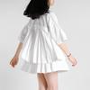 Puma Archive Series Solid Color Logo Sports Knitted Breathable Fashion Pleated Casual Skirt Women skirts White 576463-02