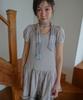 Nokeontencheu 396. Oval Pattern Dress _ Sand