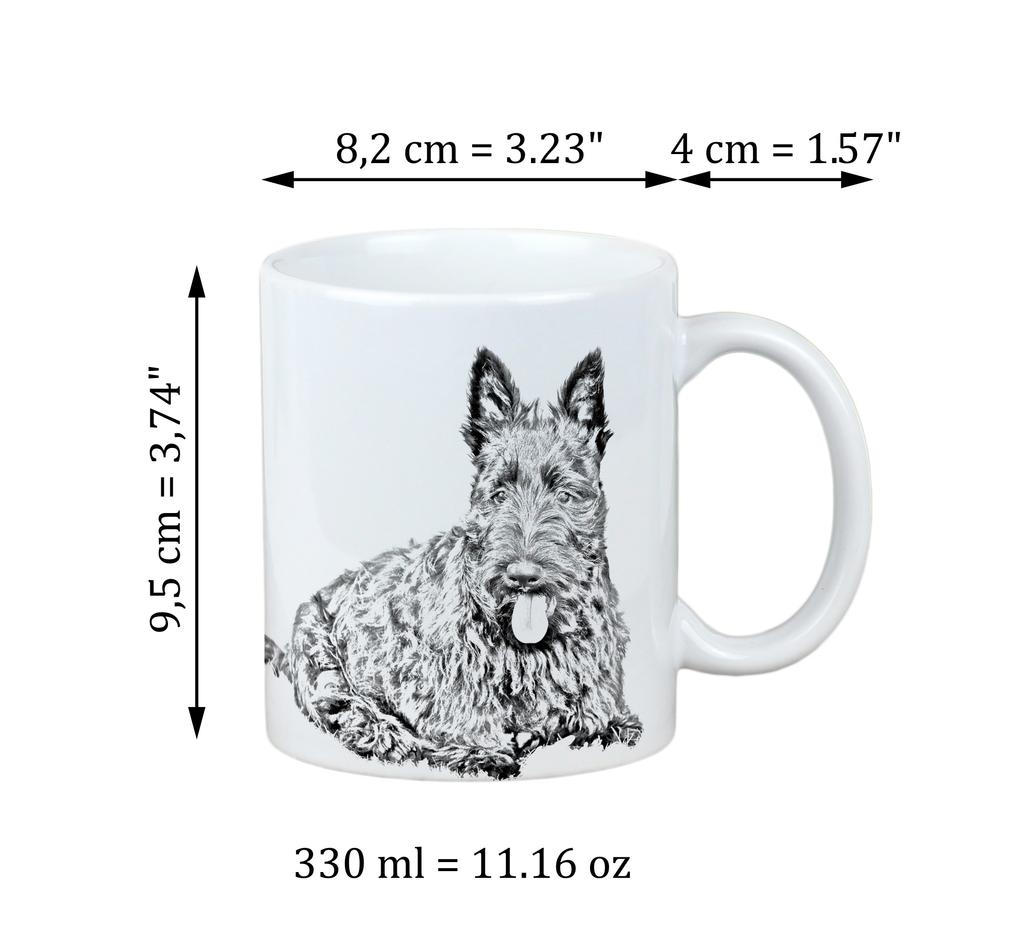 Scottish Terrier, Aberdeen Terrier, Scottie, Aberdeenie - Cup with a Dog, Cute Cup with Graphics, a Gift with Your Photo from the Art-Dog Brand