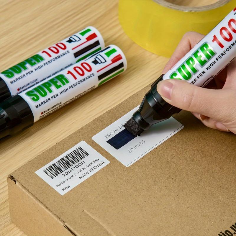 1PC Extra Wide Chisel Tip Jumbo Marker - Permanent, Identity Theft Protection & Privacy Guard for Addresses and Secrets