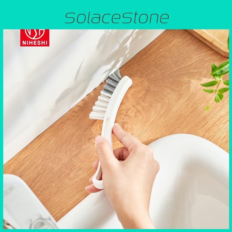 Plastic Ergonomic Bathroom Floor Brush For Tile And Cleaning Grout