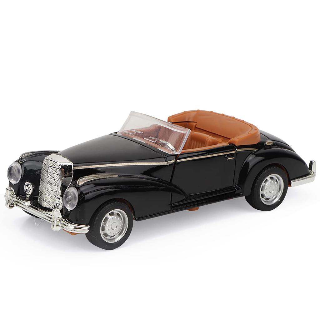 Miniature Car Classic Car Lighting Birthday Kids Toy, Look, Function, Gift, (Black)