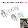 Removable Motorcycle Exhaust Muffler Universal Fit Metal Muffler Pipe  Vehicle Conversion