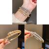 Animal Inspired Jewelry Braided Snake Shape Copper Bracelet With Zirconium Accents For Women