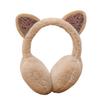 Earmuffs Skin-friendly Cats Ears Design Plush Winter Warm Cats Ear Muffs for Outdoor