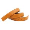 120cm Replacement No Buckle Belt Cowhide Pin Buckle Band Body Durable Genuine Leather Belt