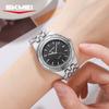 Women's Analog Quartz Watch, Date Function Waterproof, Elegant Steel Band, Casual Fashion Wristwatch for Ladies