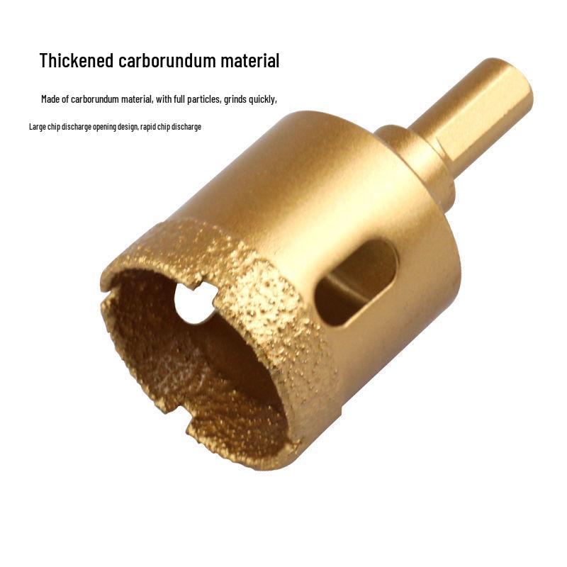 12-Piece Dry Drill Hole Saw Set for Granite, Marble, Porcelain, Vitrified Tile, Ceramic, and Stone