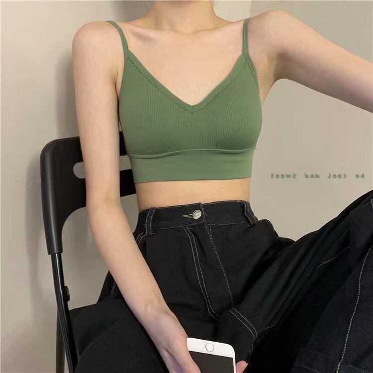 Beautiful Cross-Border Wireless Bra with Stylish Back Straps - Perfect for Students and Trendsetters