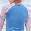 Bañador de Manga Larga con Protección Solar para Mujer: Estilo Falda Boxer de Dos Piezas para Resort y Deportes.