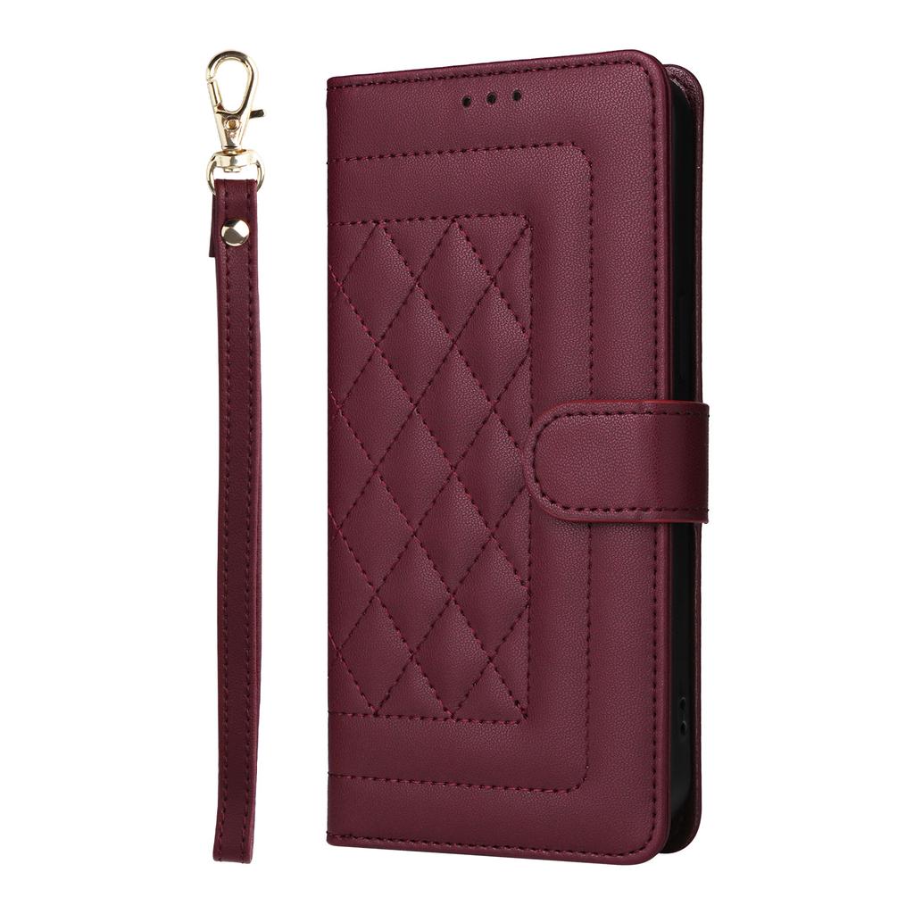 Flip Leather Phone Case for Samsung Galaxy S24 S25 Ultra S23 FE S22 S21 S20 S10 S9 Plus Note 20 10 Lanyard Wallet Card Cover