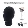 Practical Male Foam Mannequin Head Model Hat Cap Wig Glasses Display Stand Rack